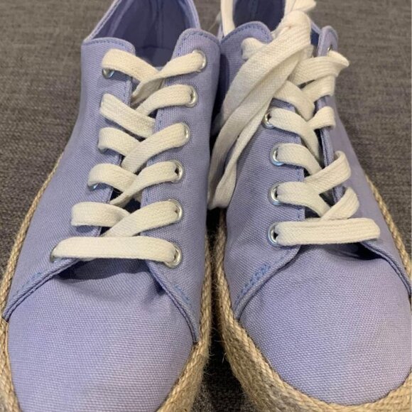 ESPADRILLE canvas sneakers. Powder blue. New condition. Size 9 - Picture 4 of 9